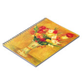 Carnet Tulipes de Pierre Renoir, Impressionnisme Vintage (Côté gauche)