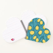 Carnet Tulipes en bleu et jaune (Intérieur)