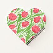 Carnet Tulipes en rouge et vert (Dos)