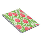 Carnet Tulipes en rouge et vert (Côté Droit)