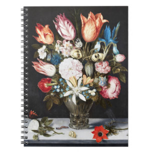 Carnet Tulipes et Roses Hollandaises Antiques de Bosschae