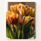 Carnet Tulipes Fleurs orange (Dos)