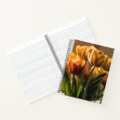 Carnet Tulipes Fleurs orange (Intérieur)