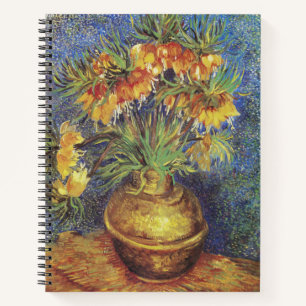 Carnet Tulipes impériales de Van Gogh dans un vase de cui