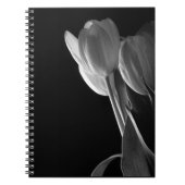 Carnet Tulipes noires et blanches (Devant)
