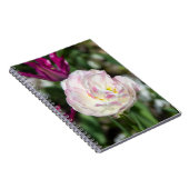 Carnet Tulipes rose vif par jour ensoleillé (Côté Droit)