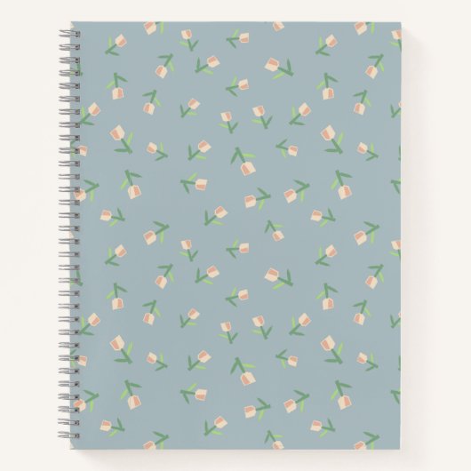 Carnet Tulipes roses (Devant)
