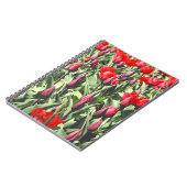 Carnet Tulipes rouges (Côté gauche)