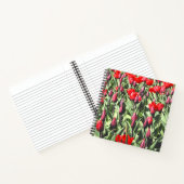 Carnet Tulipes rouges (Intérieur)