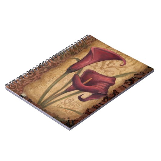 Carnet Tulipes rouges I (Côté gauche)