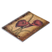 Carnet Tulipes rouges II (Côté gauche)