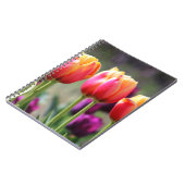 Carnet Tulipes tombées flammes (Côté gauche)