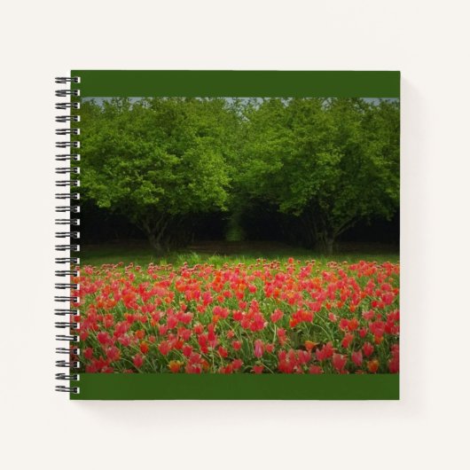 Carnet Tulips et Trees (Devant)