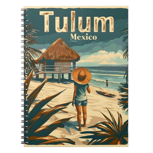 Carnet Tulum Beach Mexique (Devant)