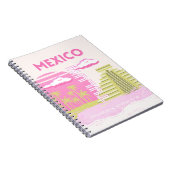 Carnet Tulum, Mexique, Art Voyage, Rose (Côté Droit)