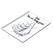 Carnet Tumer le dessin du stylo (Côté gauche)