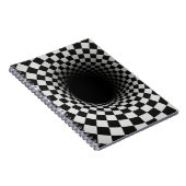 Carnet Tunnel d'illusion optique en noir et blanc (Côté Droit)