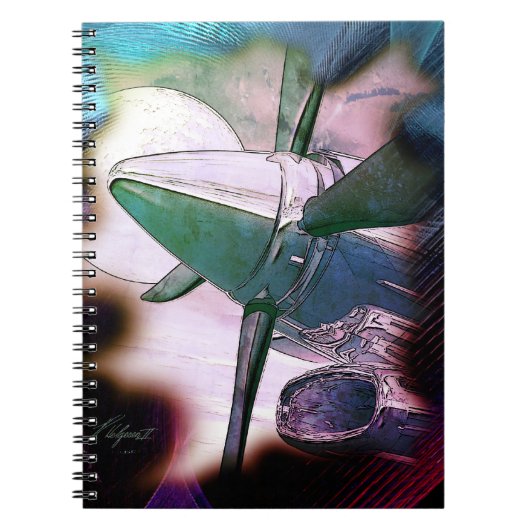 Carnet TURBO Grunge Aircraft Technology (Devant)