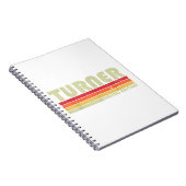 Carnet TURNER Drôle de titre de profession de métier Anni (Côté Droit)