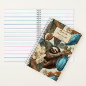 Carnet Turquoise Cacao Sloth Chocolate Tasting (À l'intérieur)