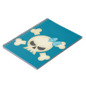 Carnet turquoise d'arc du crâne N (Côté gauche)