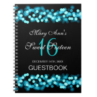 Turquoise de charme de Hollywood de Guestbook de