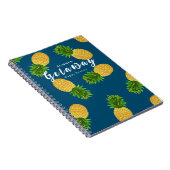 Carnet Turquoise de l'ananas (Côté Droit)