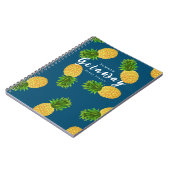 Carnet Turquoise de l'ananas (Côté gauche)