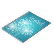 Carnet Turquoise d'étincelle d'été de Guestbook de (Côté gauche)