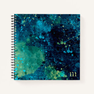 Carnet Turquoise et Jaune