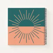 Carnet Turquoise et Peach Sun BossLady Rules #4 (Dos)