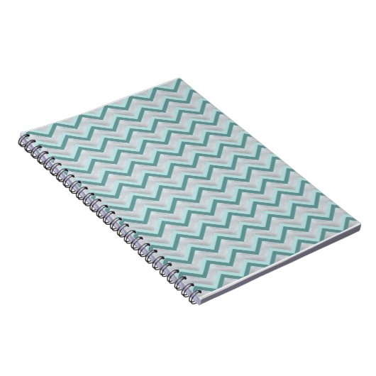 Carnet Turquoise et perles ZigZag (Côté Droit)