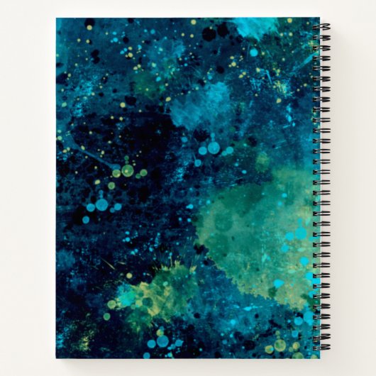 Carnet Turquoise et Yellow (Dos)