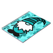 Carnet Turquoise Gnome (Côté gauche)