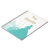 Carnet Turquoise & Gold Arabian Quinceañera (Côté gauche)