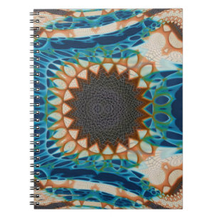 Carnet Turquoise Gold Sun Southwestern Art