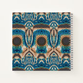 Carnet Turquoise Gold Sun Southwestern Art (Dos)