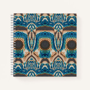 Carnet Turquoise Gold Sun Southwestern Art