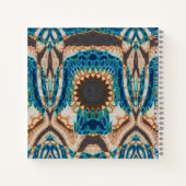 Carnet Turquoise Gold Sun Southwestern Art (Dos)