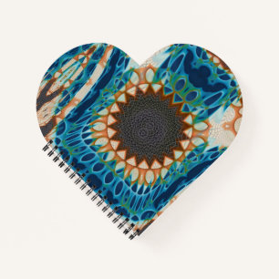 Carnet Turquoise Gold Sun Southwestern Art