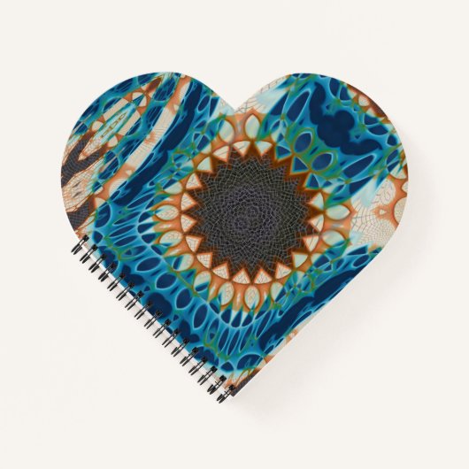 Carnet Turquoise Gold Sun Southwestern Art (Devant)