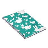Carnet Turquoise Motif Bunny (Côté Droit)