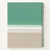 Carnet Turquoise Ocean Beach Nom Modern Recette (Dos)