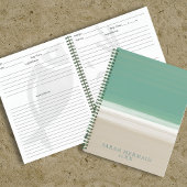 Carnet Turquoise Ocean Beach Nom Modern Recette