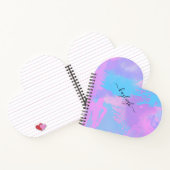 Carnet Turquoise rose Abstrait (Intérieur)