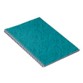 Carnet TURQUOISE Rose incorporé (Côté Droit)