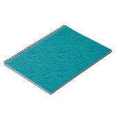 Carnet TURQUOISE Rose incorporé (Côté gauche)