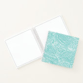 Carnet turquoise Scribbleprint (Intérieur)