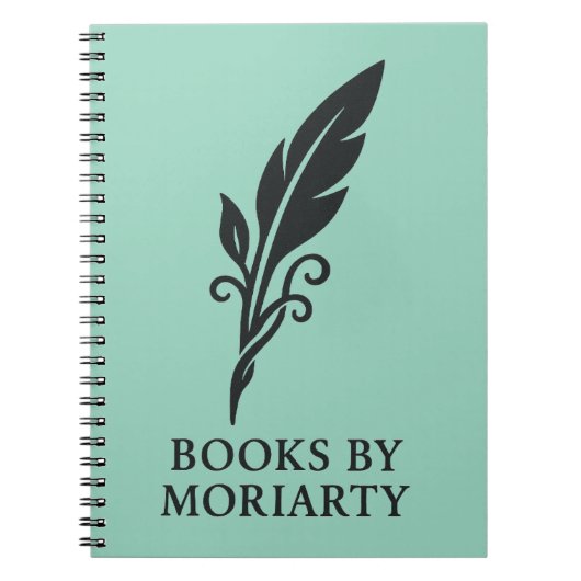 Carnet Turquoise spirale (Devant)