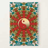 Carnet Turquoise Sunshine Gold Yin Yang (Verso)
